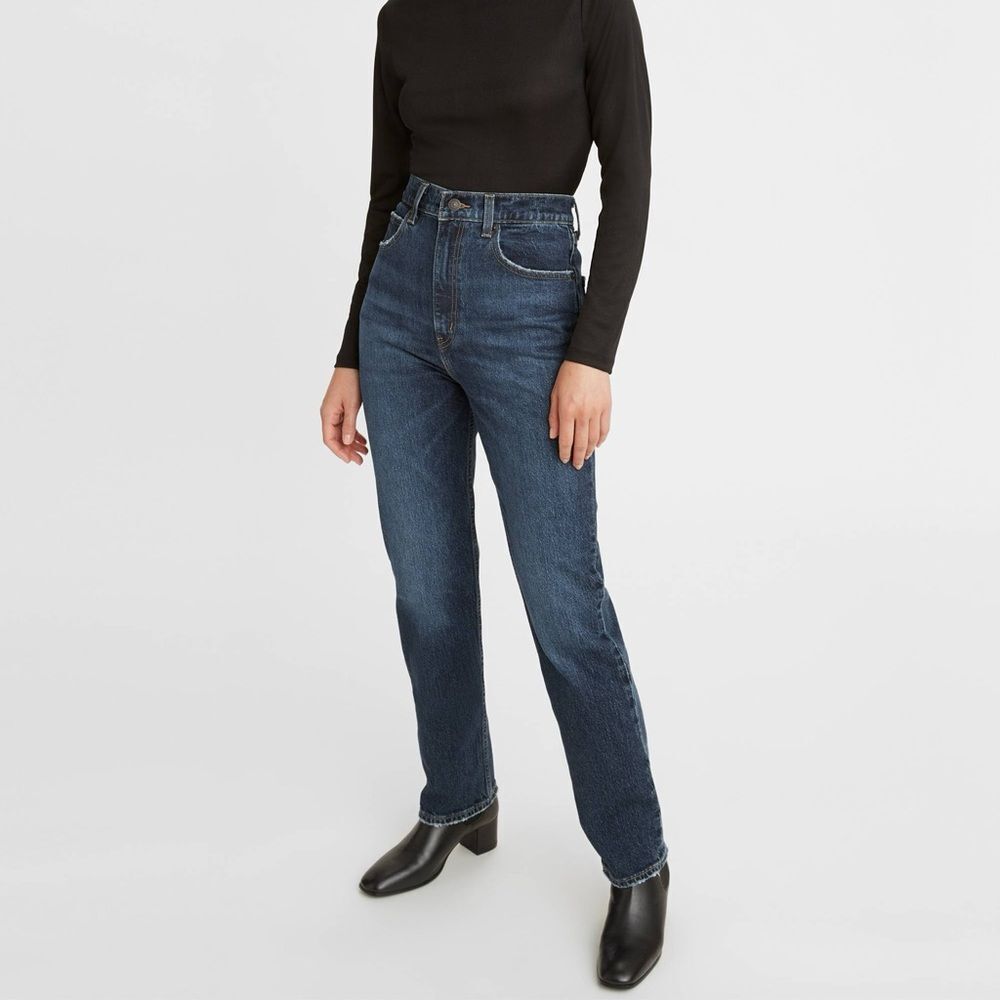 Levi’s 70’s High Slim Straight Vintage Inspired Dark Wash Jeans Sz 29/29